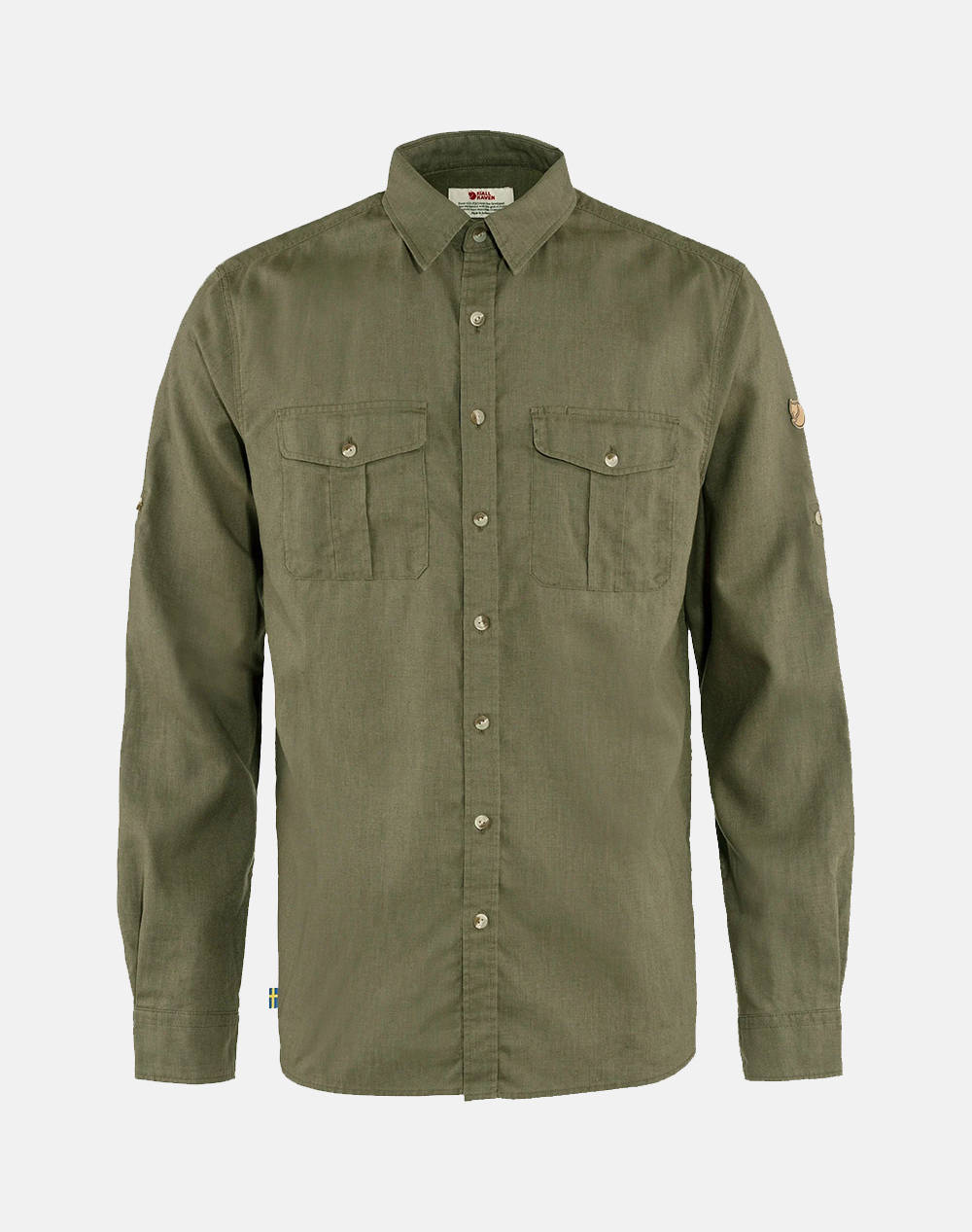 FJALL RAVEN FJALL RAVEN Övik Travel Shirt LS M / Övik Travel Shirt LS M F87208-620 Green