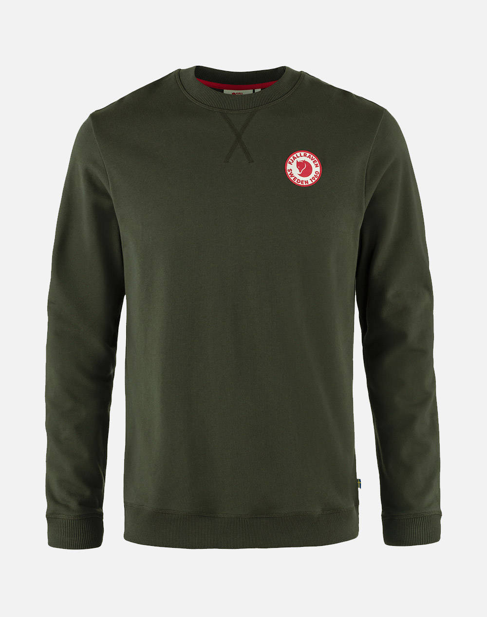 FJALL RAVEN FJALL RAVEN 1960 Logo Badge Sweater M / 1960 Logo Badge Sweater M F87163-662 DarkGreen
