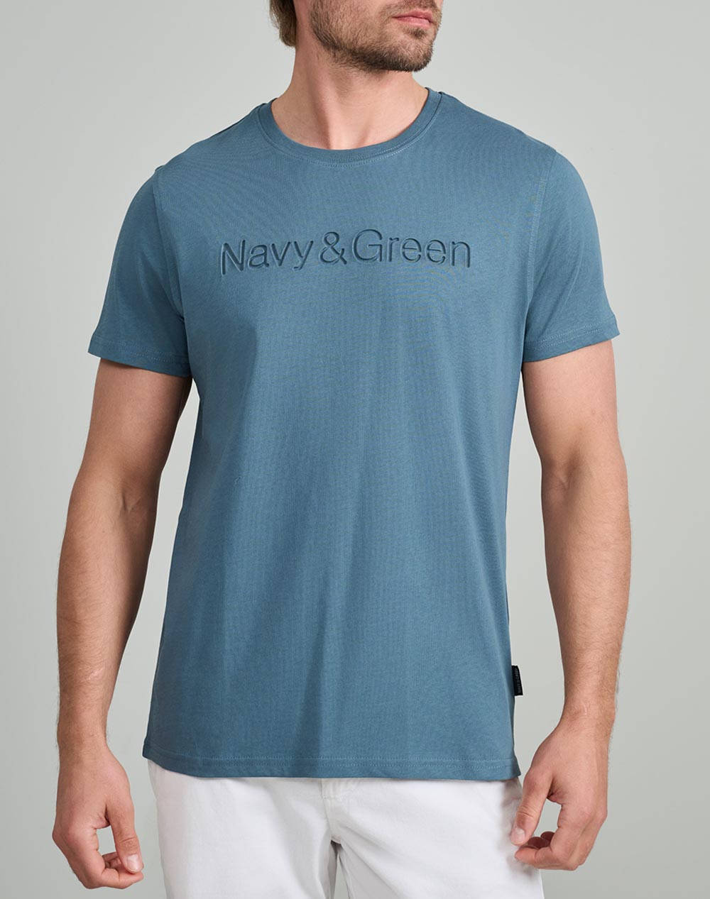 NAVY&GREEN NAVY&GREEN ΜΠΛΟΥΖΑ ΛΑΙΜΟΚΟΨΗ 24MO.010/P.1-PILOT BLUE SteelBlue