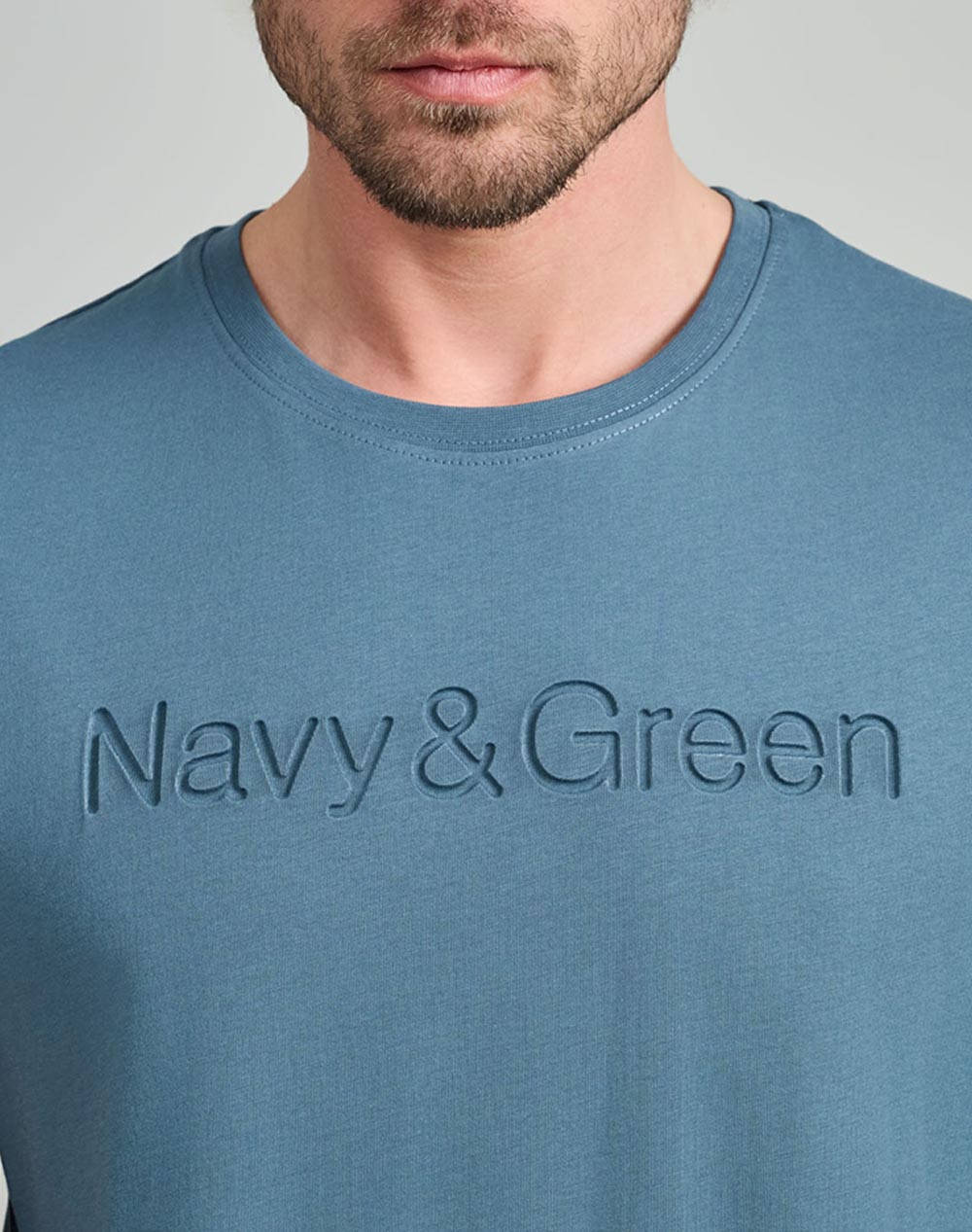 NAVY&GREEN ΜΠΛΟΥΖΑ ΛΑΙΜΟΚΟΨΗ 24MO.010/P.1-PILOT BLUE SteelBlue φωτογραφία