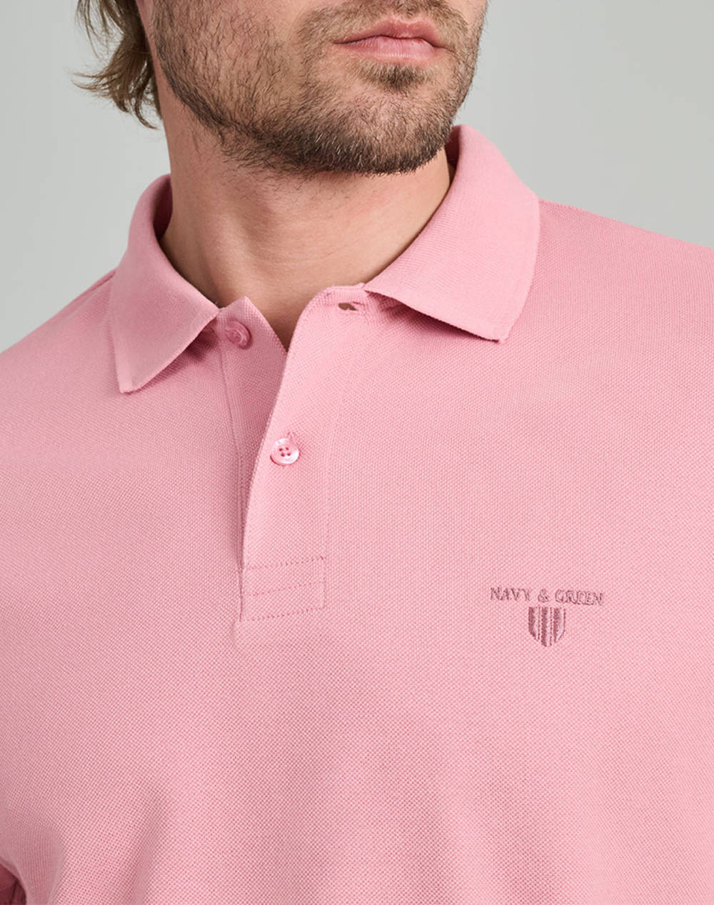 NAVY&GREEN ΜΠΛΟΥΖΑ ΠΟΛΟ, YOUNG LINE 24EY.007/PL/YL.1-PINK Pink φωτογραφία