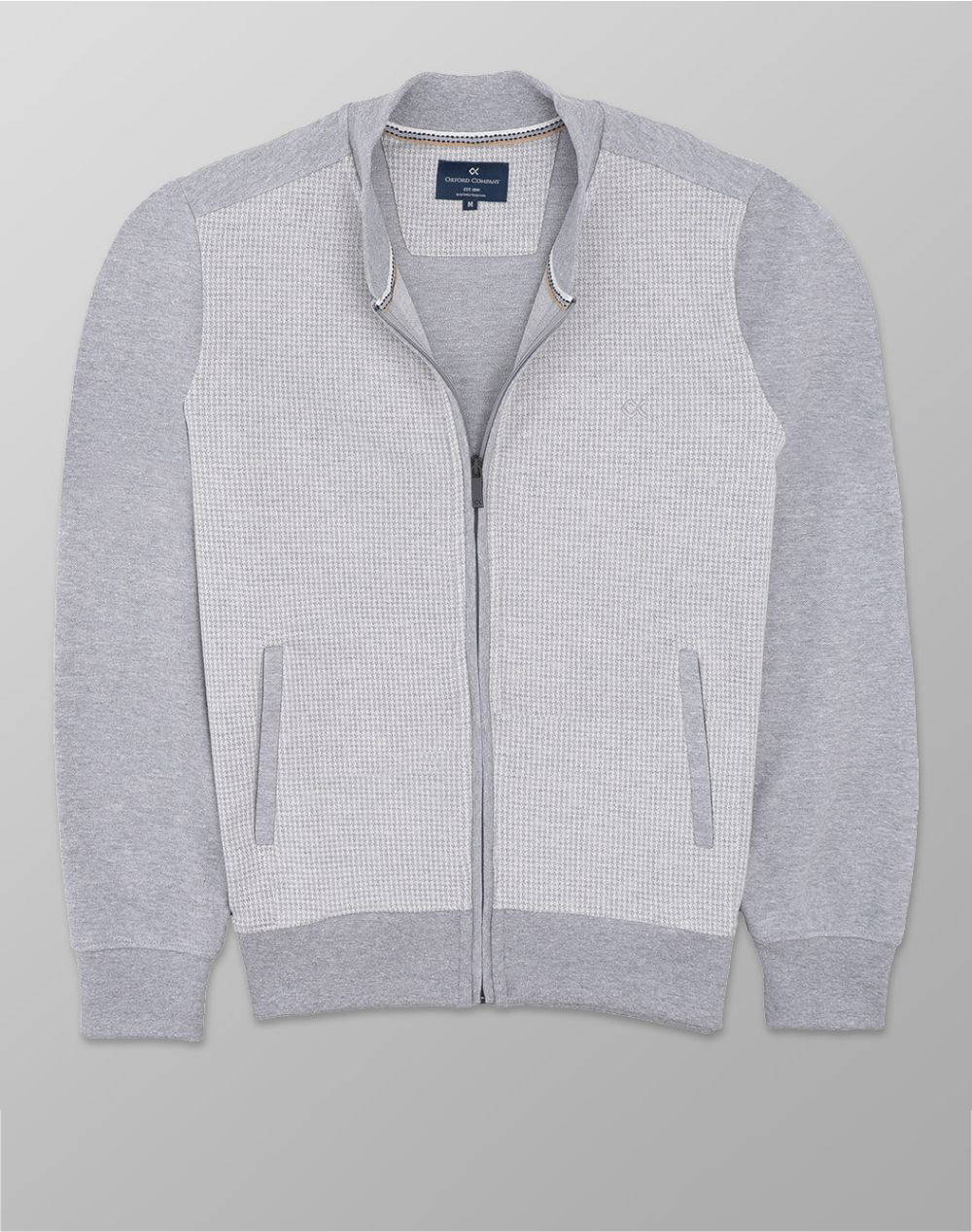 OXFORD COMPANY OXFORD COMPANY BOMBER ΜΠΛΟΥΖΑ F210-JX60.01-01 LightGray