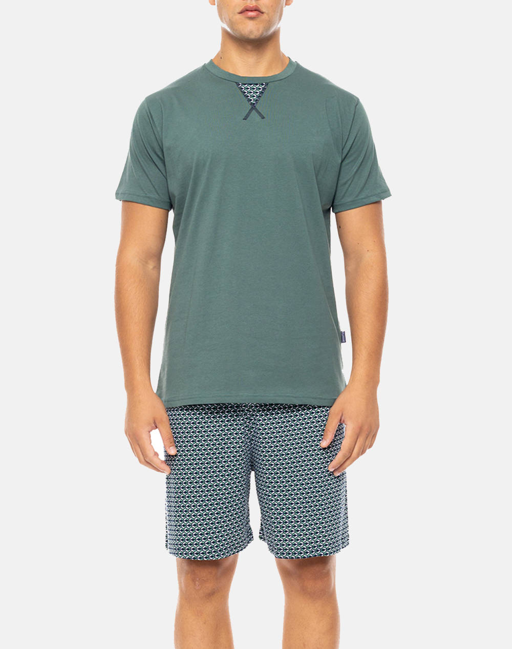 PINK LABEL PINK LABEL PYJAMA GREEN NIGHTS S-M581-SEA GREEN LightSeaGreen