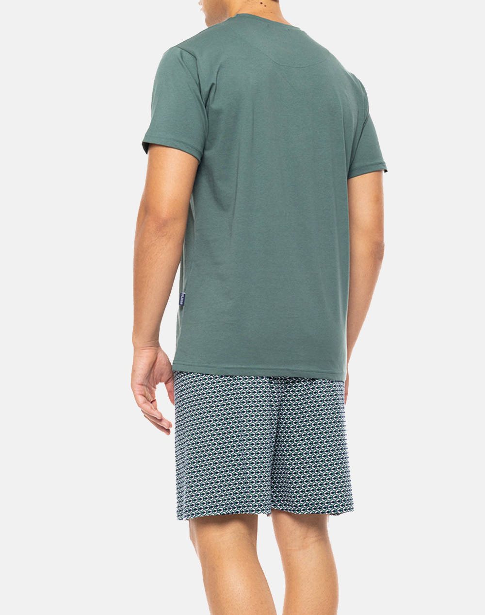 PINK LABEL PYJAMA GREEN NIGHTS S-M581-SEA GREEN LightSeaGreen φωτογραφία