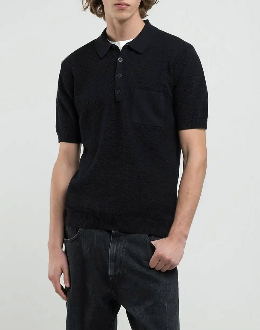 REPLAY REPLAY Πλεκτό UK4708.000.G23774-098 Black