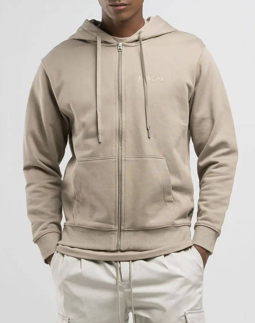 REPLAY REPLAY Φούτερ (fleece) M3083 .000.23802-829 Biege