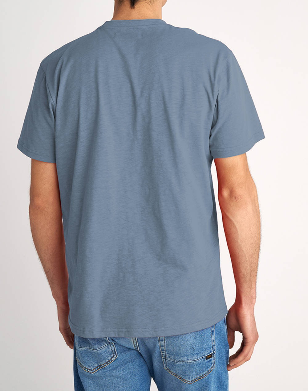 STAFF Man T-Shirt Fitz 64-016.053-Ν0193 SteelBlue φωτογραφία