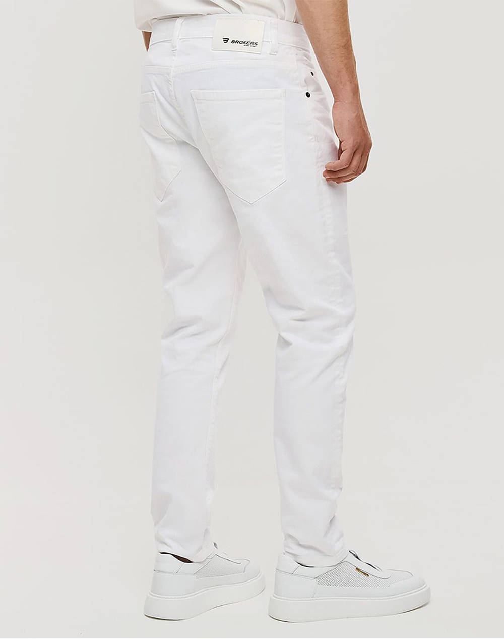 BROKERS ΑΝΔΡΙΚΟ ΠΑΝΤΕΛΟΝΙ JEAN 25013102402-1 White φωτογραφία