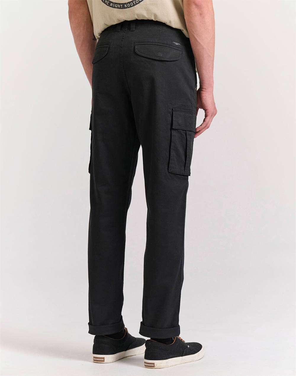 FUNKY BUDDHA Ανδρικό Παντελόνι Cargo FBM011-002-02-BLACK Black φωτογραφία