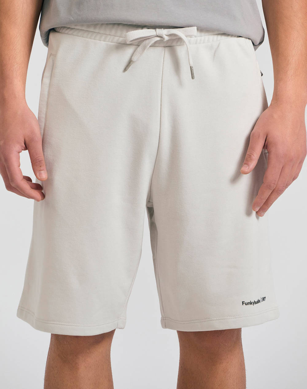 FUNKY BUDDHA FUNKY BUDDHA Ανδρικό Αθλητικό Σορτς FBM011-050-03-MIST OffWhite