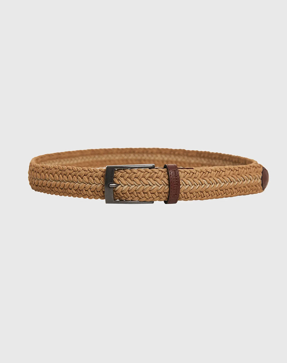 FUNKY BUDHA Ανδρική Ζώνη FBM011-046-10-BEIGE Biege φωτογραφία