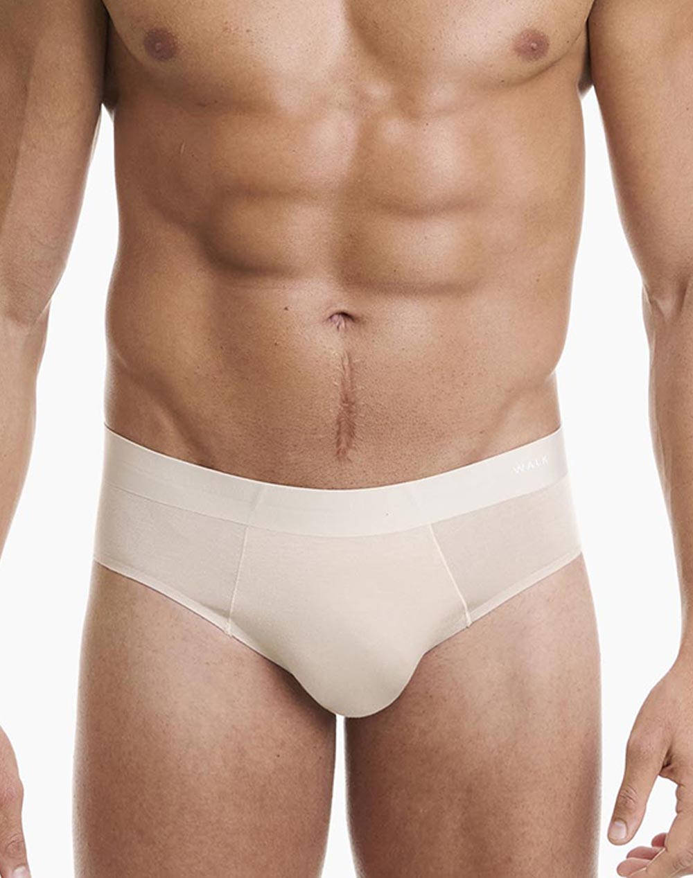 WALK WALK ΑΝΔΡΙΚΟ SEAMLESS ΣΛΙΠ BAMBOO W1772-19 Biege