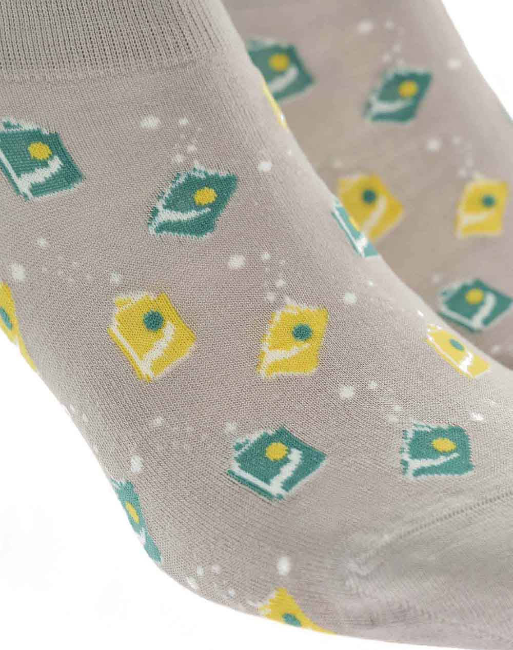 WALK ΑΝΔΡΙΚΕΣ SNEAKER ΚΑΛΤΣΕΣ BAMBOO ΜΕ ΣΧΕΔΙΟ W325-11-13/ΓΚΡΙ ΑΝΟΙΚΤΟ LightGray φωτογραφία