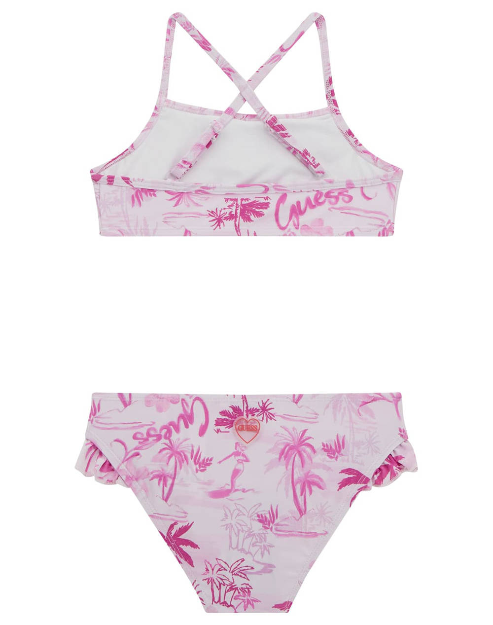 GUESS BIKINI - NYLON ALISA MICROFIBER ΣΕΤ ΠΑΙΔΙΚΟ GIRL J5GZ49MC052-P492 Pink φωτογραφία