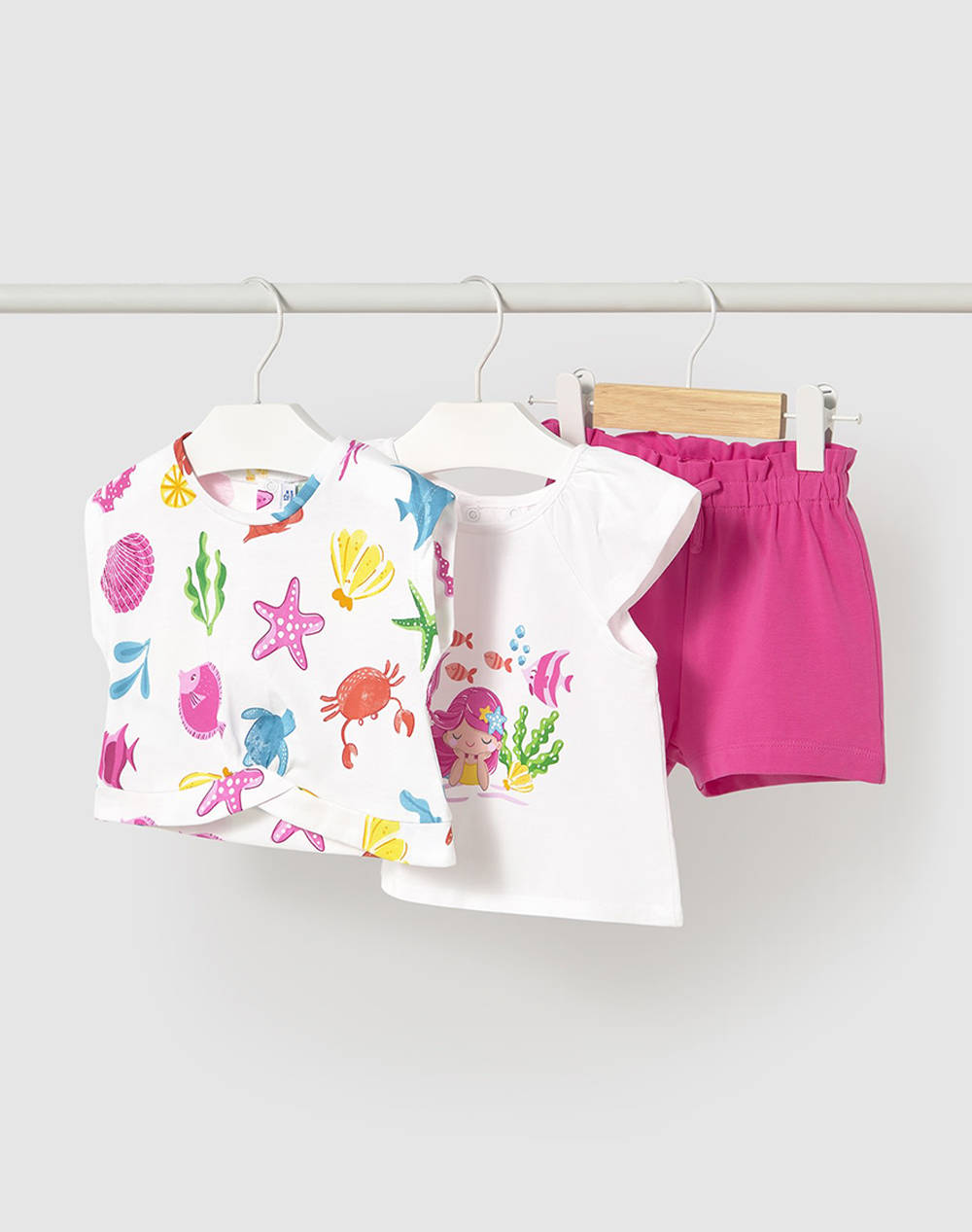 MAYORAL MAYORAL ΣΕΤ ΣΟΡΤΣ 2 ΜΠΛΟΥΖΑΚΙΑ 01232-090 Fuchsia