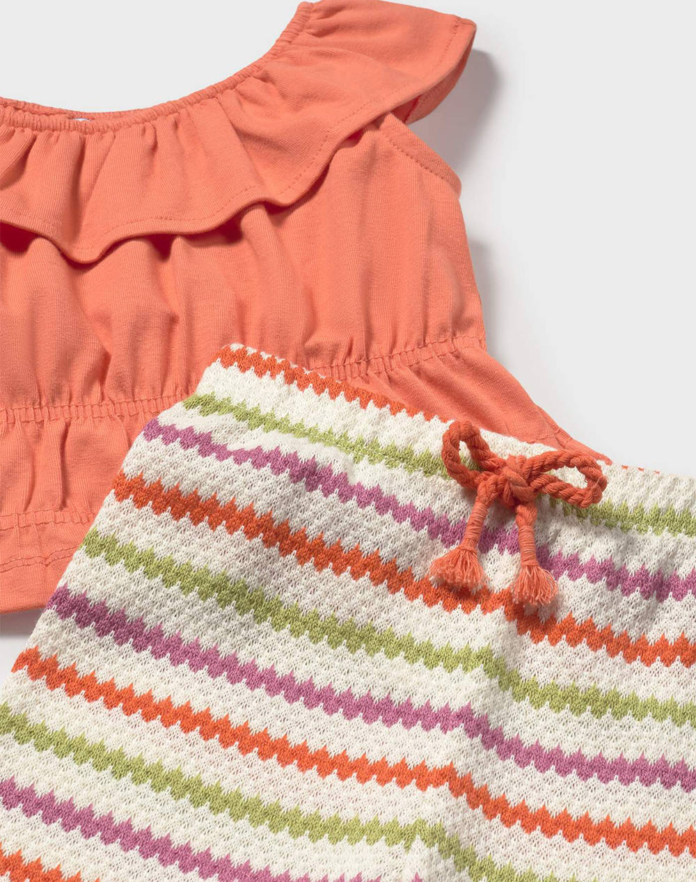 MAYORAL ΣΕΤ ΠΑΝΤΕΛΟΝΙ ΜΑΚΡΥ ΠΛΕΚΤΟ 01575-067 Multi φωτογραφία