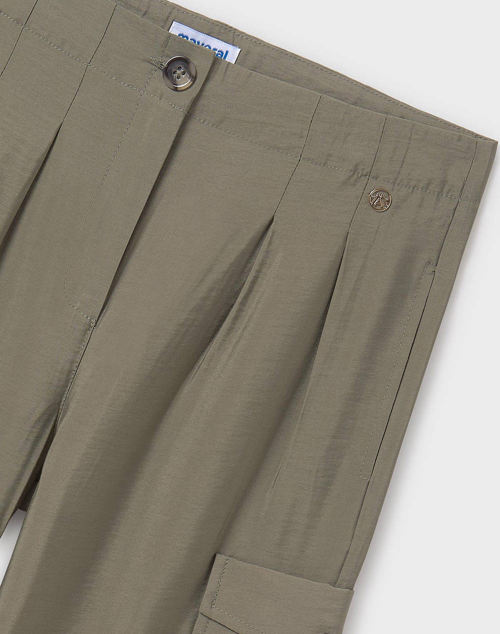 MAYORAL ΠΑΝΤΕΛΟΝΙ ΜΑΚΡΥ ΦΑΡΔΥ CARGO 06536-014 Khaki φωτογραφία
