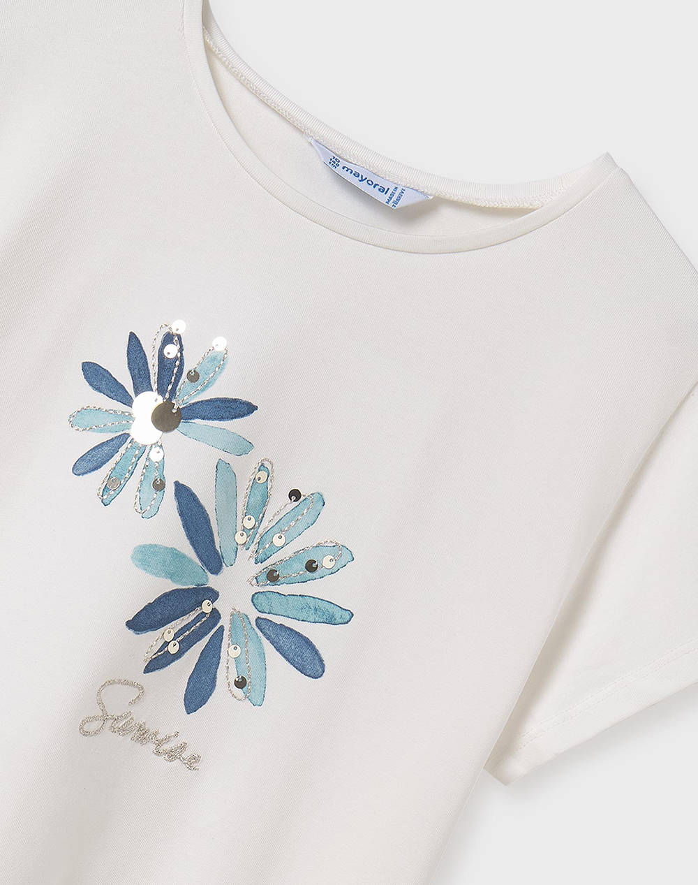 MAYORAL ΜΠΛΟΥΖΑ ΚΟΝΤΟΜΑΝΙΚΗ ΚΕΝΤΗΤΗ 06020-065 Ecru φωτογραφία