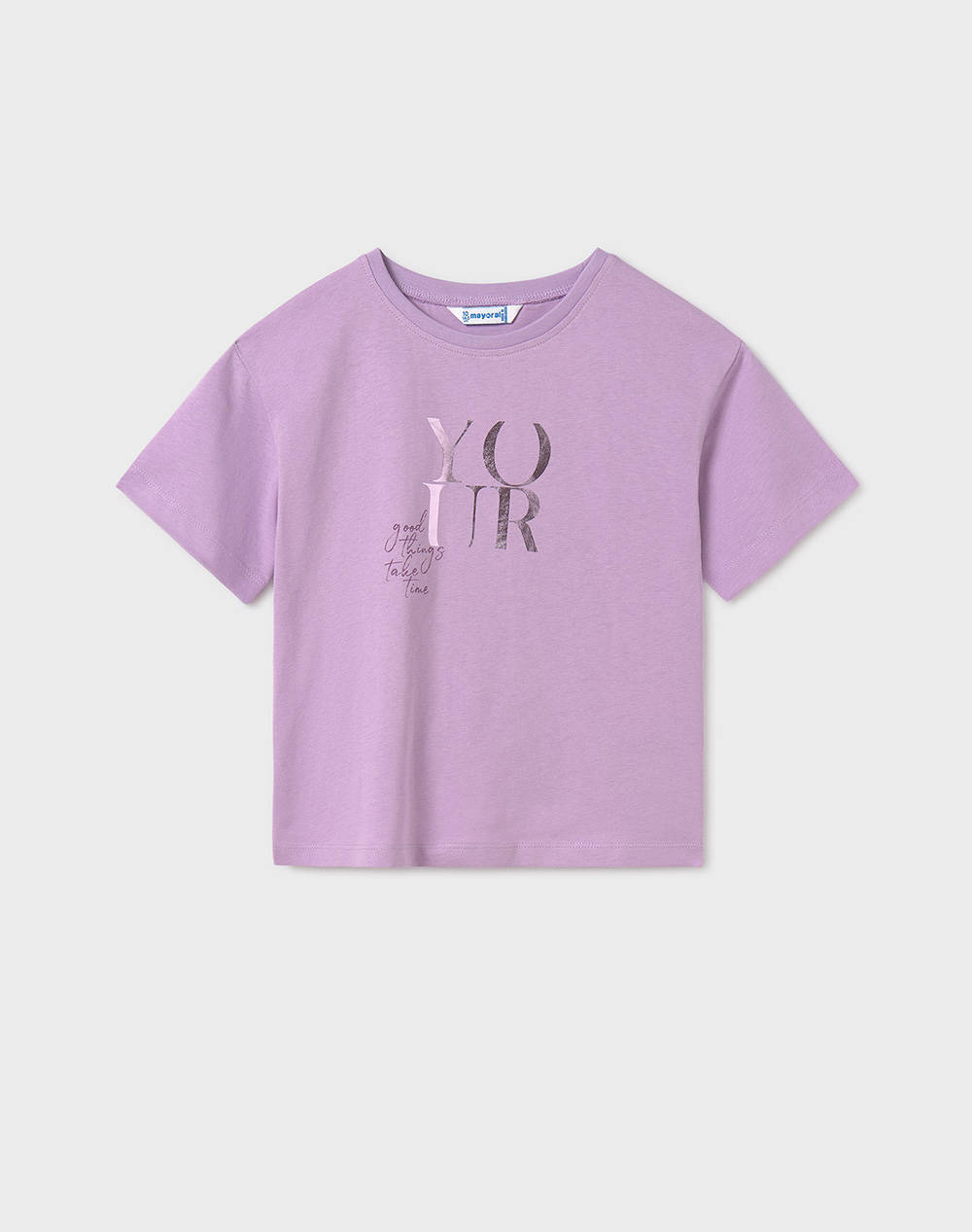 MAYORAL ΜΠΛΟΥΖΑ ΚΟΝΤΟΜΑΝΙΚΗ ΓΡΑΜΜΑΤΑ 06024-071 Lilac