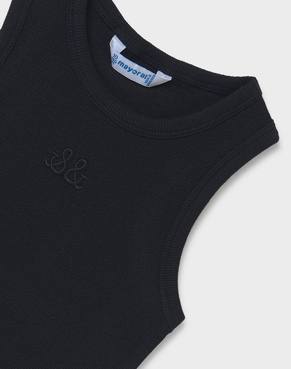 MAYORAL ΜΠΛΟΥΖΑ ΤΙΡΑΝΤΕΣ ΚΕΝΤΗΜΑ 06032-013 Black φωτογραφία