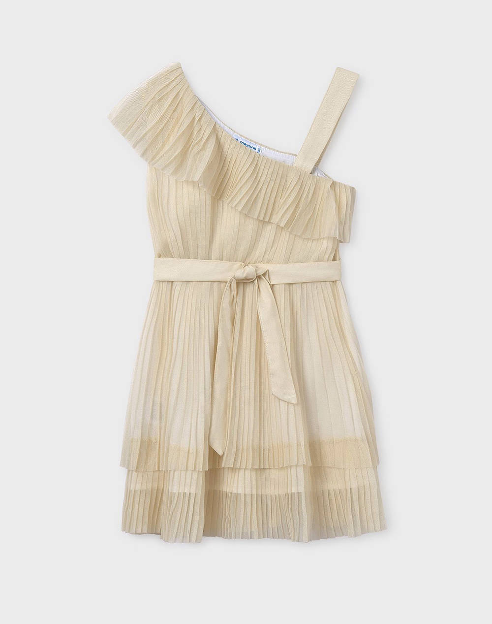MAYORAL MAYORAL ΦΟΡΕΜΑ ΠΛΙΣΕ 06977-056 Ecru