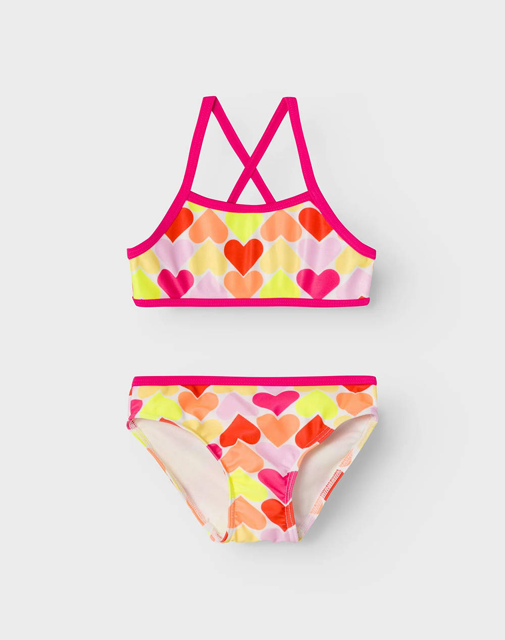NAME IT NAME IT NMFZILLE BIKINI BOX TB 13225775-Bright WhiteHearts Mixed