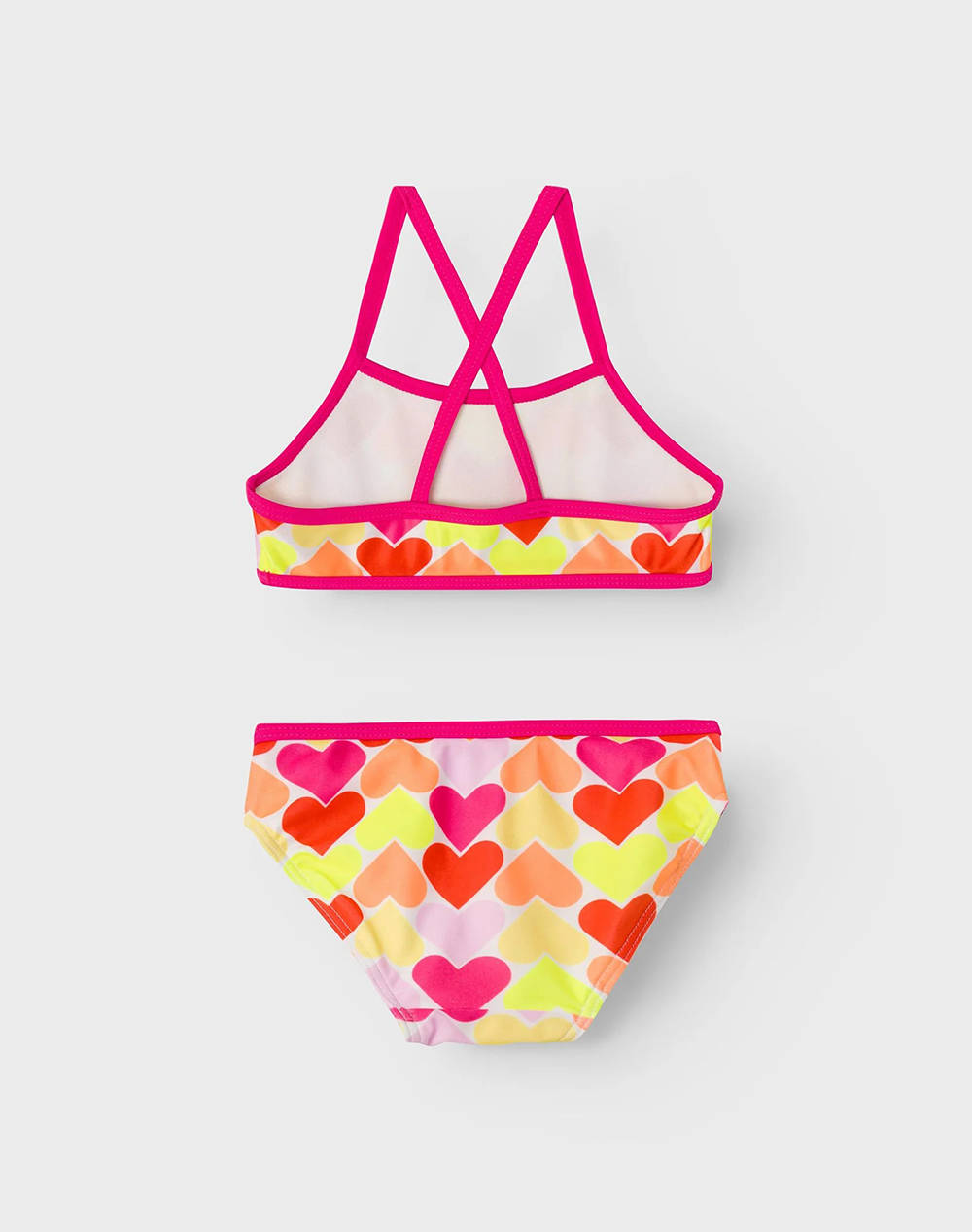 NAME IT NMFZILLE BIKINI BOX TB 13225775-Bright WhiteHearts Mixed φωτογραφία