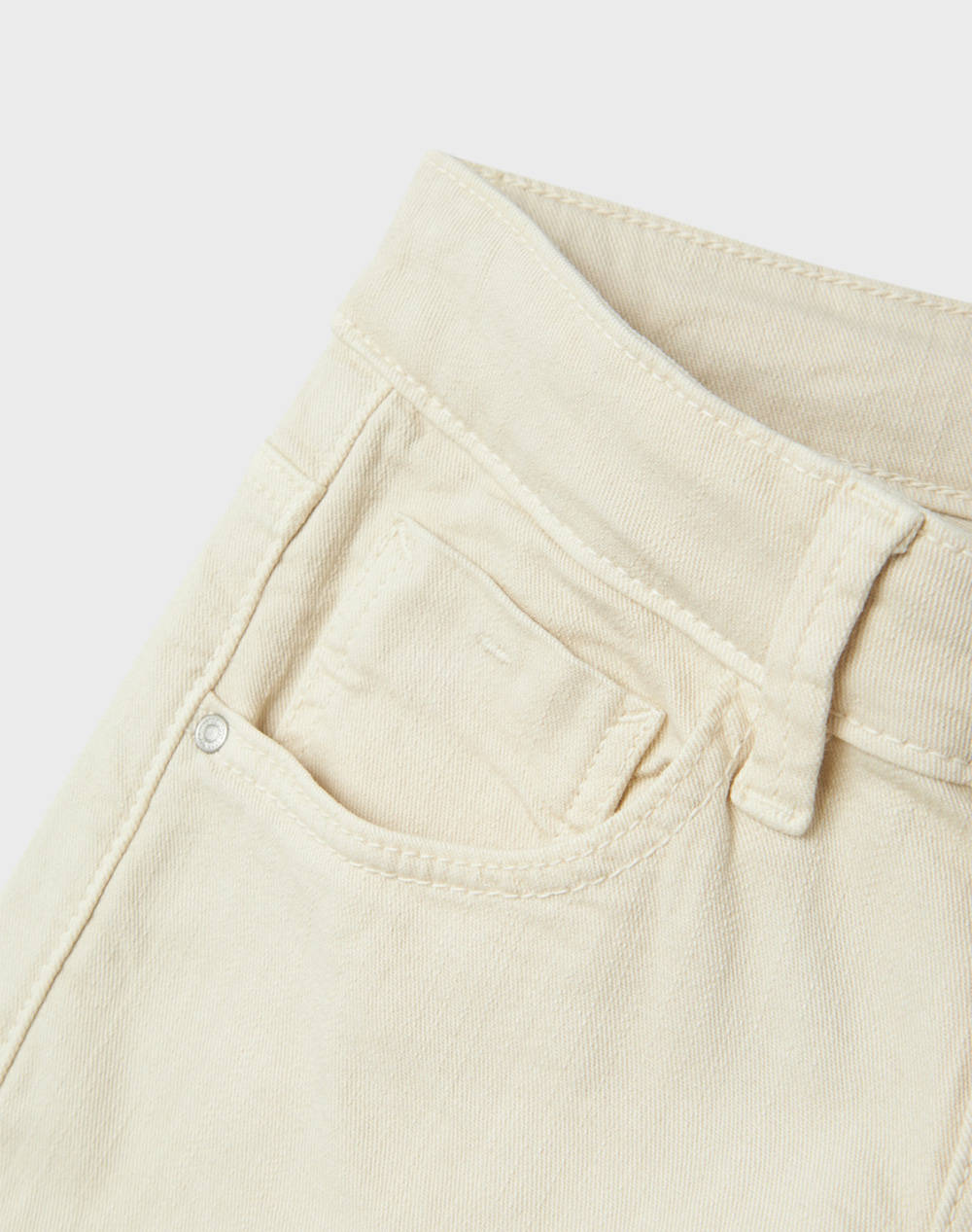 NAME IT NKFROSE WIDE TWI PANT 1115-TP NOOS 13211632-Turtledove Ivory φωτογραφία