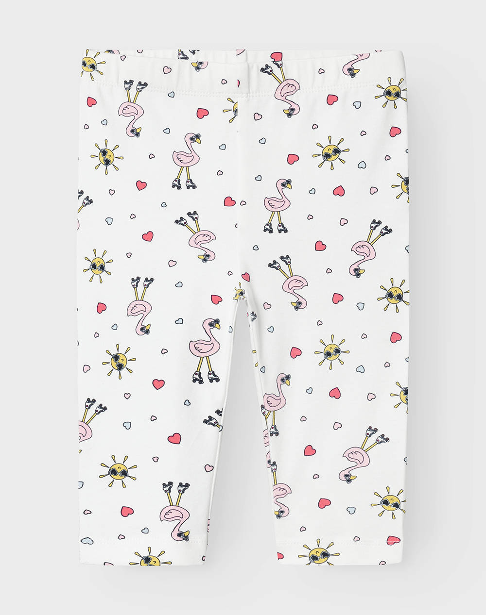 NAME IT NAME IT NMFVIVIAN AOP CAPRI LEGGING 13228154-BRIGHT WHITE Multi