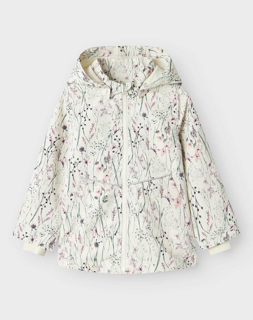 NAME IT NAME IT NMFMAXI LI JACKET AOP 13238161-Whisper WhiteLONGFLOWER Mixed