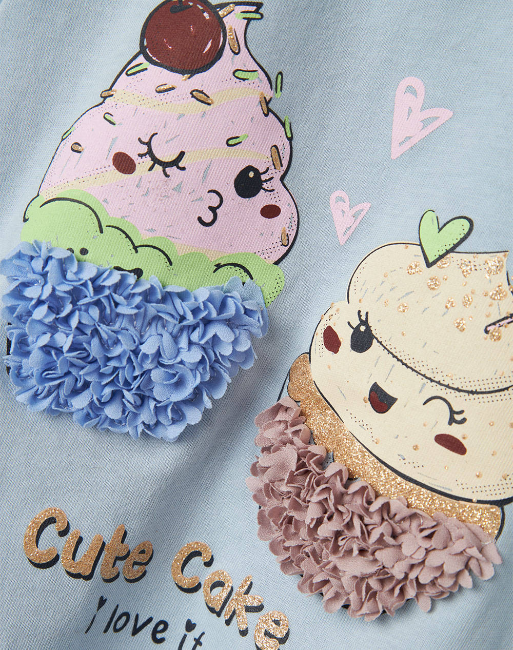 NAME IT NMFBETHANY SS TOP BOX 13237842-Subdued Blue Blue φωτογραφία