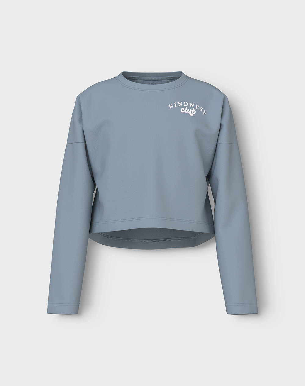 NAME IT NAME IT NKFVILMA LS CROP TOP 13225499-Subdued BlueKindnessClub SteelBlue