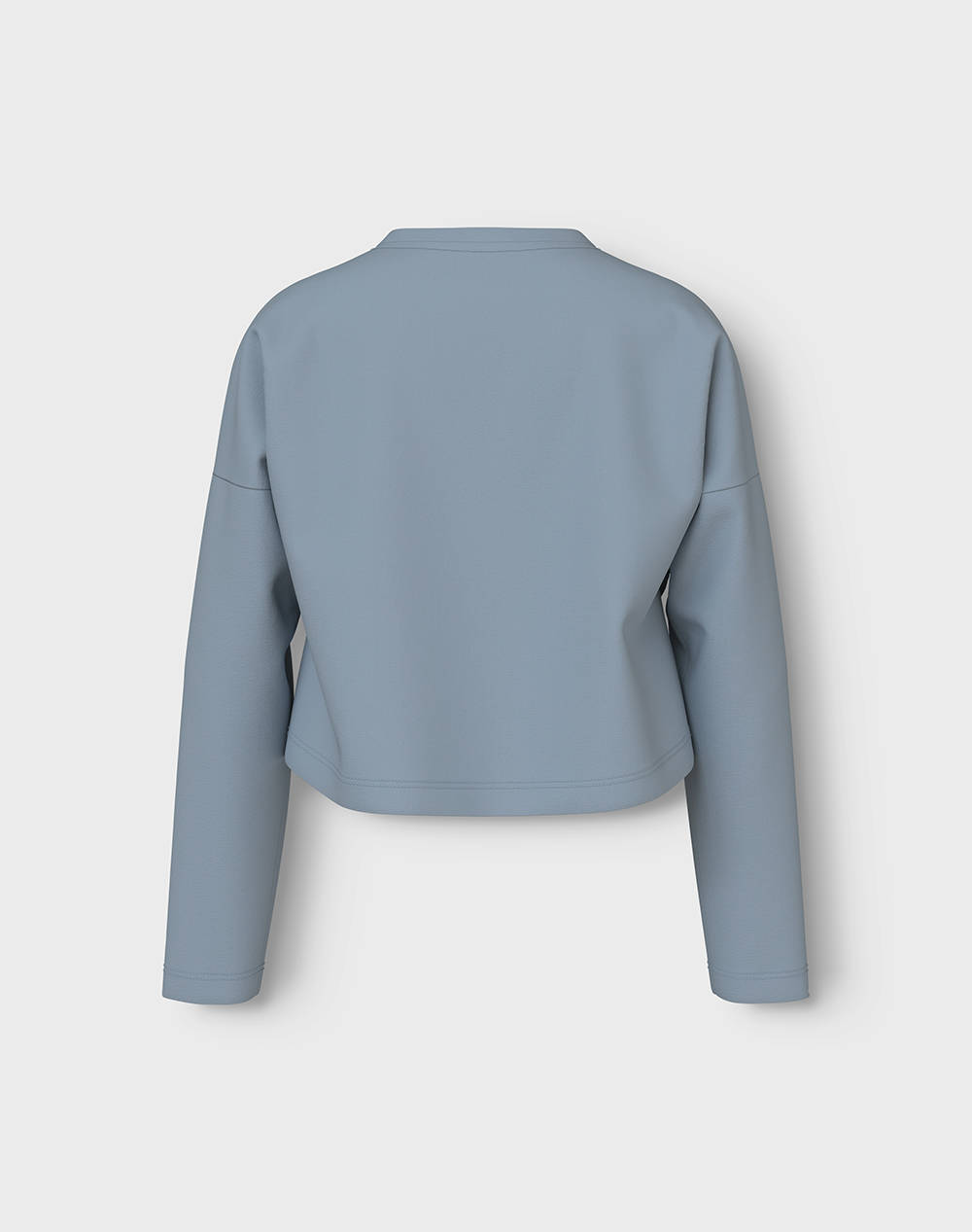 NAME IT NKFVILMA LS CROP TOP 13225499-Subdued BlueKindnessClub SteelBlue φωτογραφία