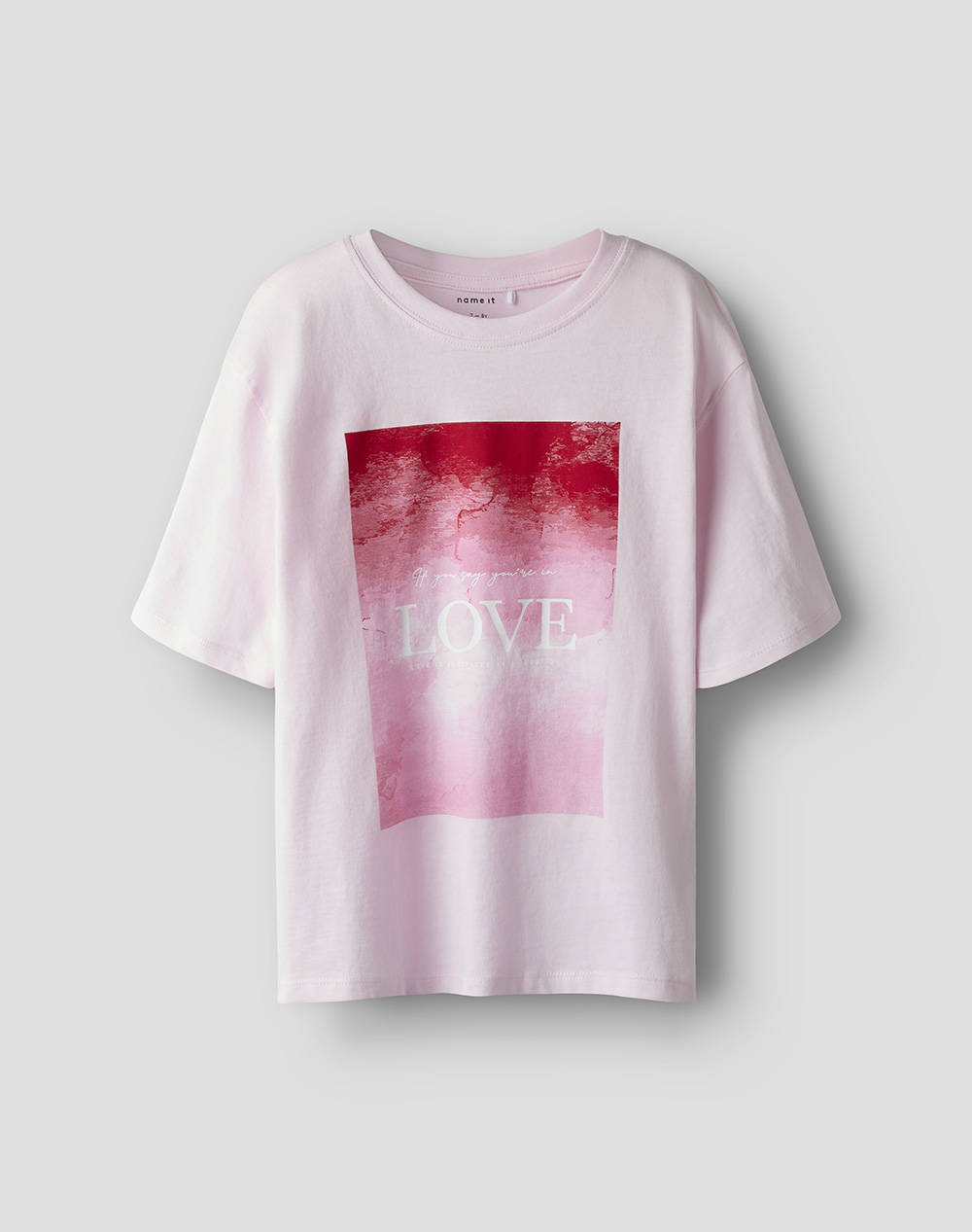 NAME IT NAME IT NKFFOGL SS NREG TOP BOX 13240966-Ballerina Pink