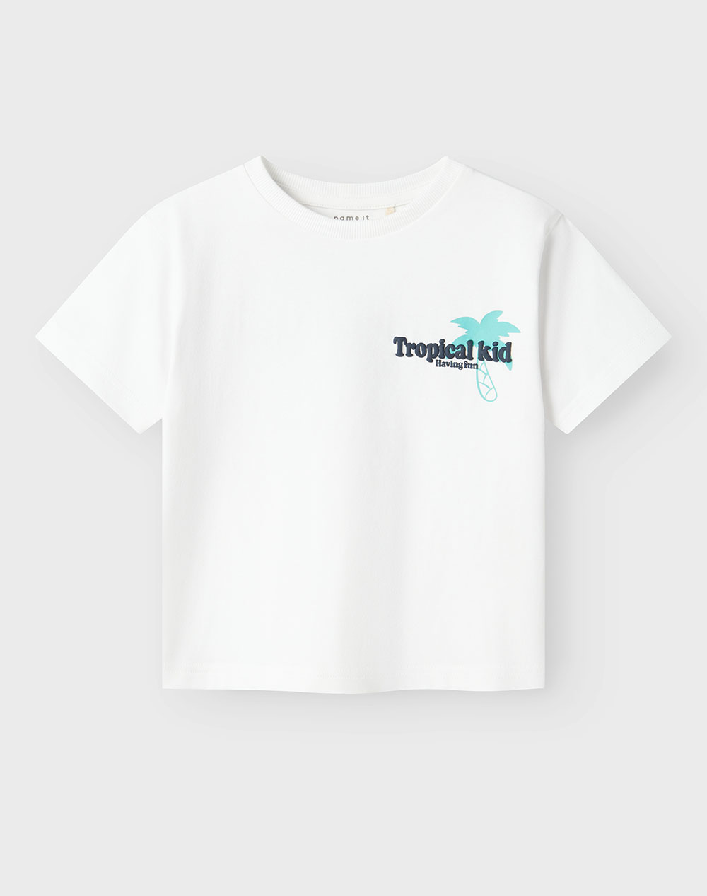 NAME IT NAME IT NMMFENNE NREG SS TOP 13241292-BRIGHT WHITE White