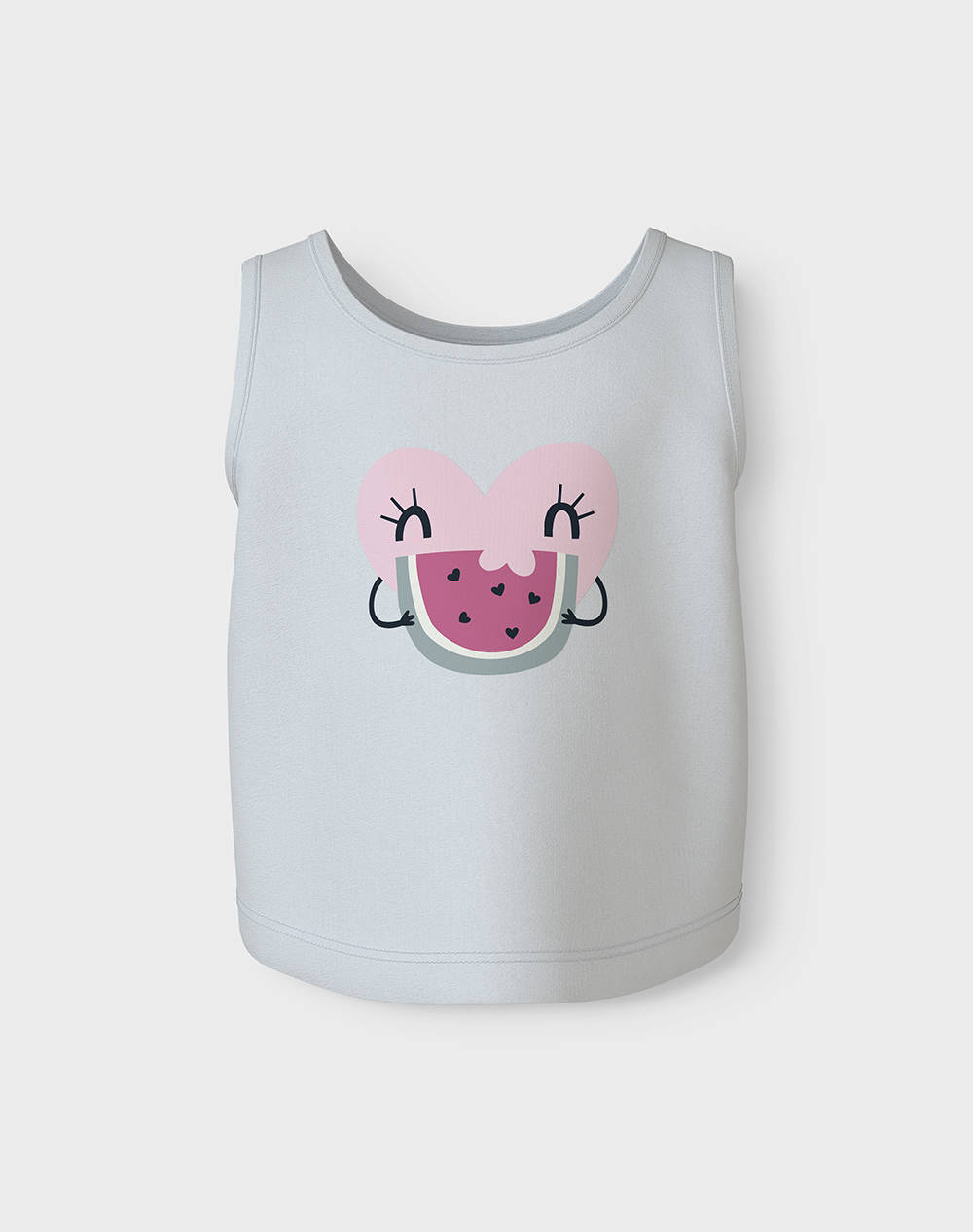 NAME IT NAME IT NMFVIGEA TANK SHORT TOP 13241642-Bright WhiteHearts OffWhite