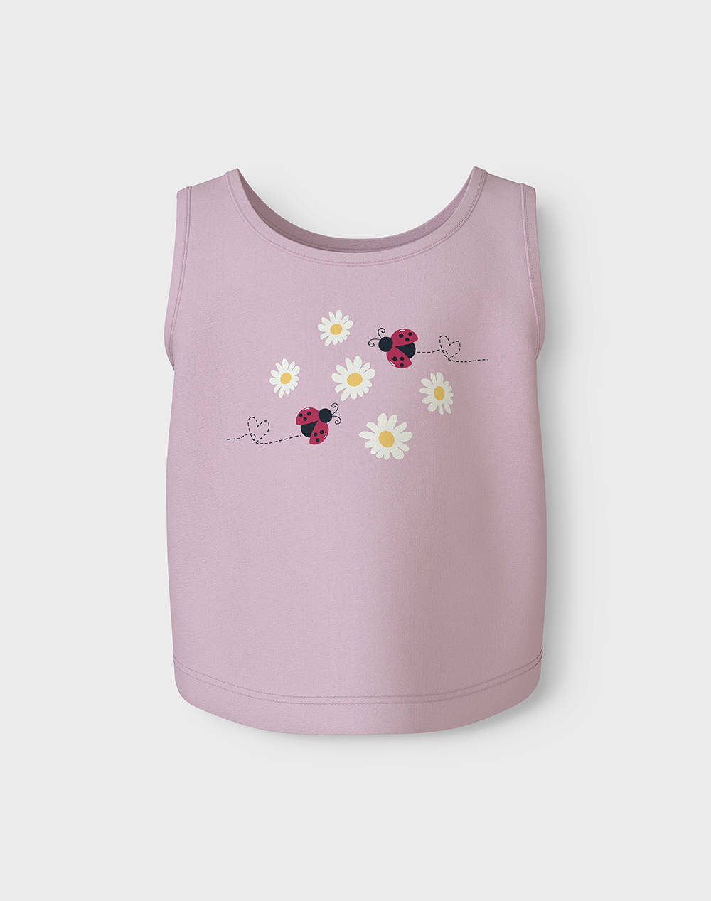 NAME IT NMFVIGEA TANK SHORT TOP 13241642-Festival BloomLadybug Pink