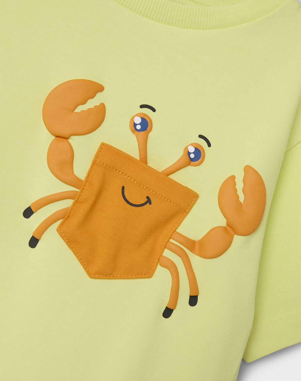 NAME IT NMMZAKKO NREG SS TOP BOX 13241033-Sunny Lime Lime φωτογραφία