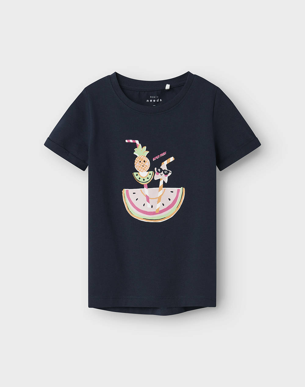 NAME IT NMFVIX SS TOP 13228145-Navy BlazerWatermelon NavyBlue