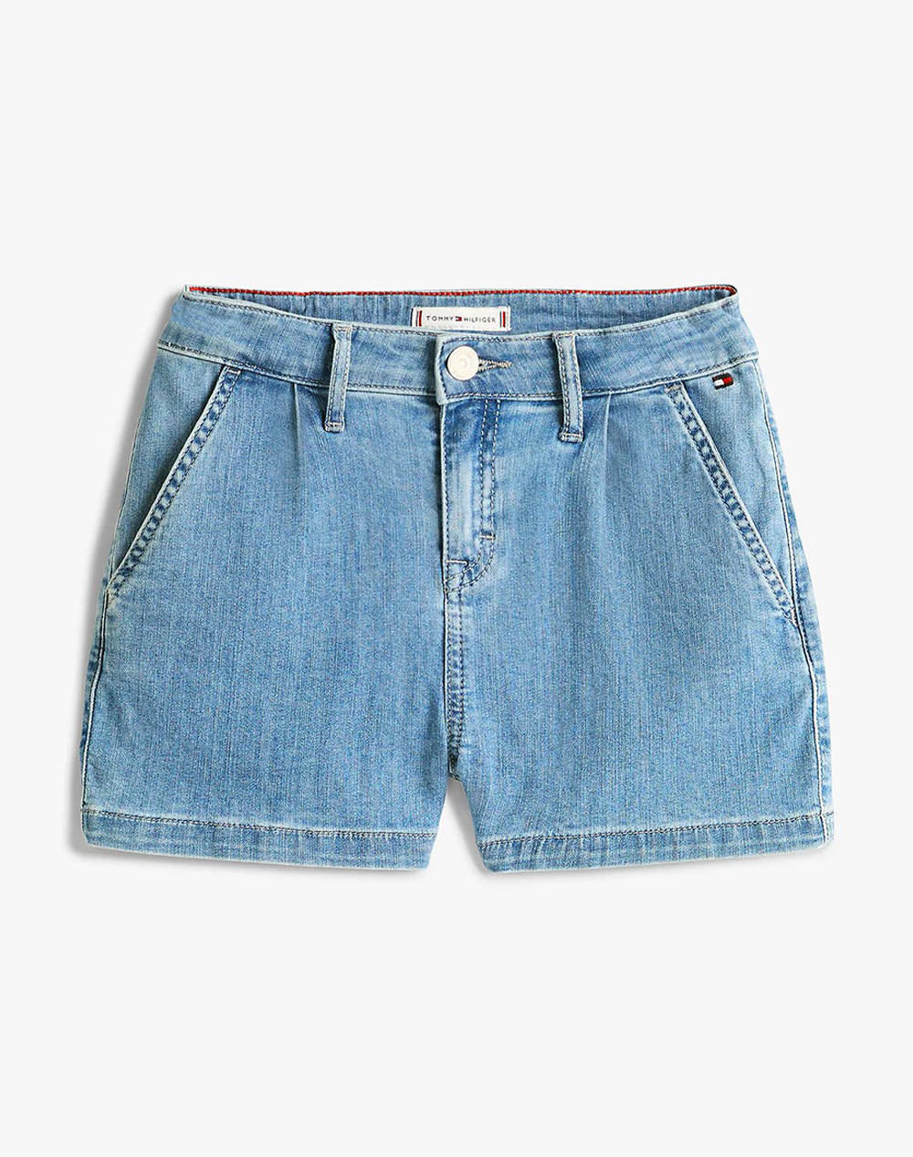 TOMMY HILFIGER TOMMY HILFIGER WIDE SHORT PLEATS KG0KG08451-8Y-16Y-1AA DenimLightBlue