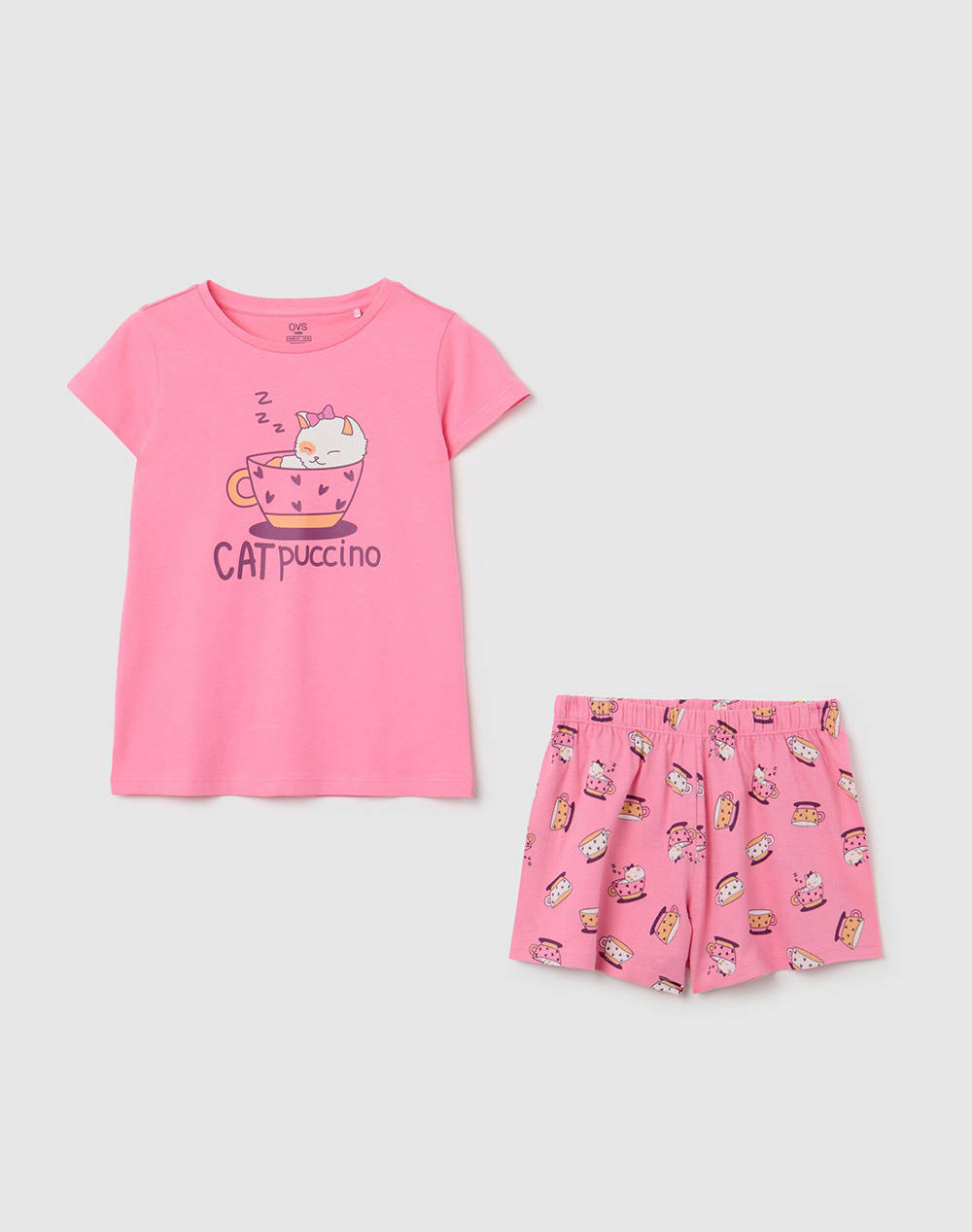 OVS OVS SP PJA SHORT 2349448-SACHET PINK Pink