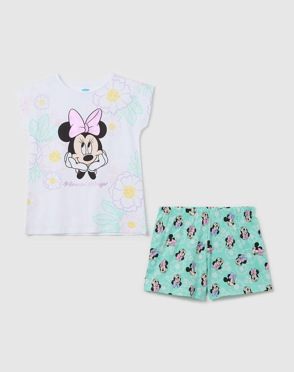 OVS OVS PYJAMA CH 2270710-WHITE/GREEN Multi