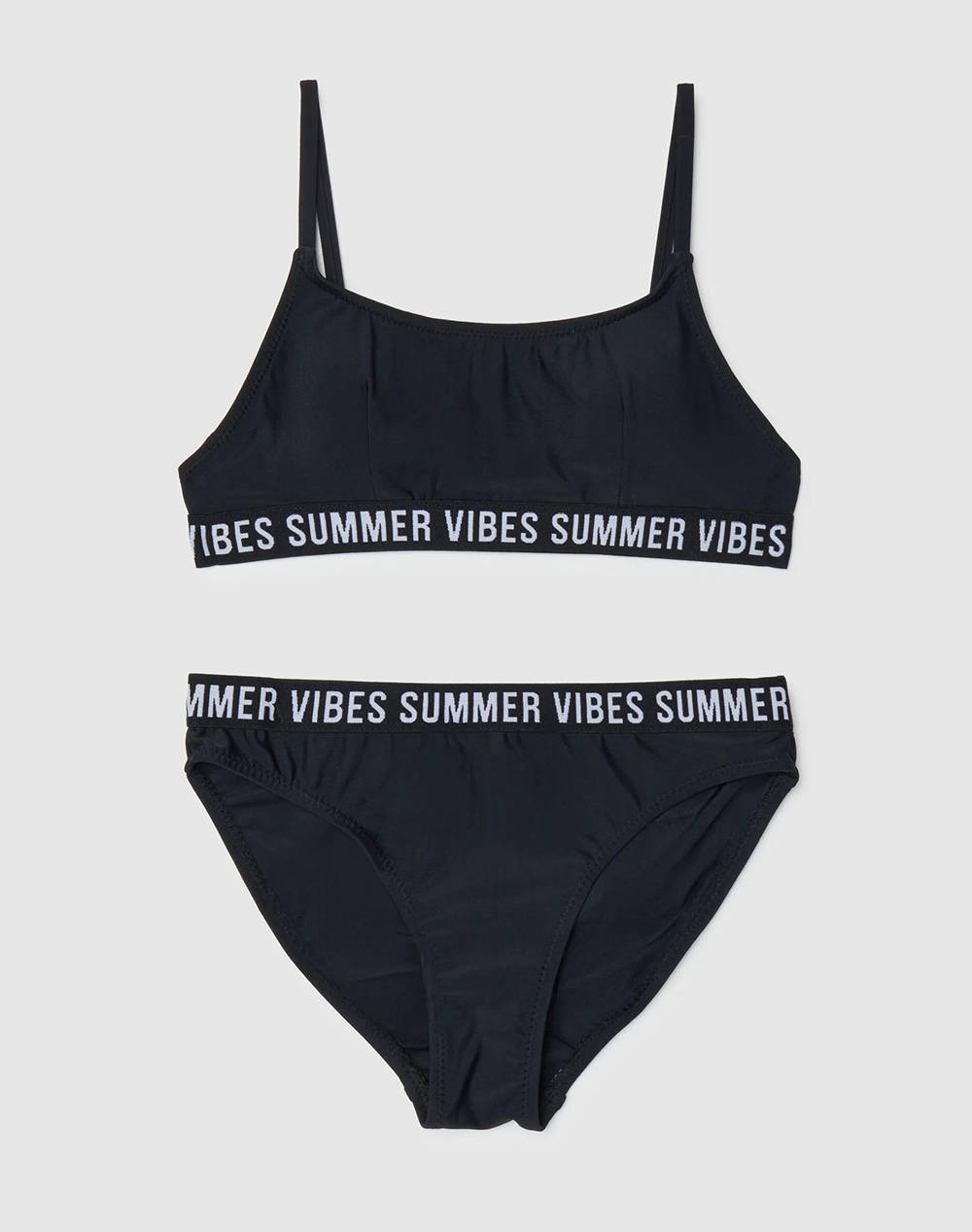 Ovs Παιδικό Bikini Σετ Για Κορίτσι Μαύρο Πολυεστέρας Ελαστάνη