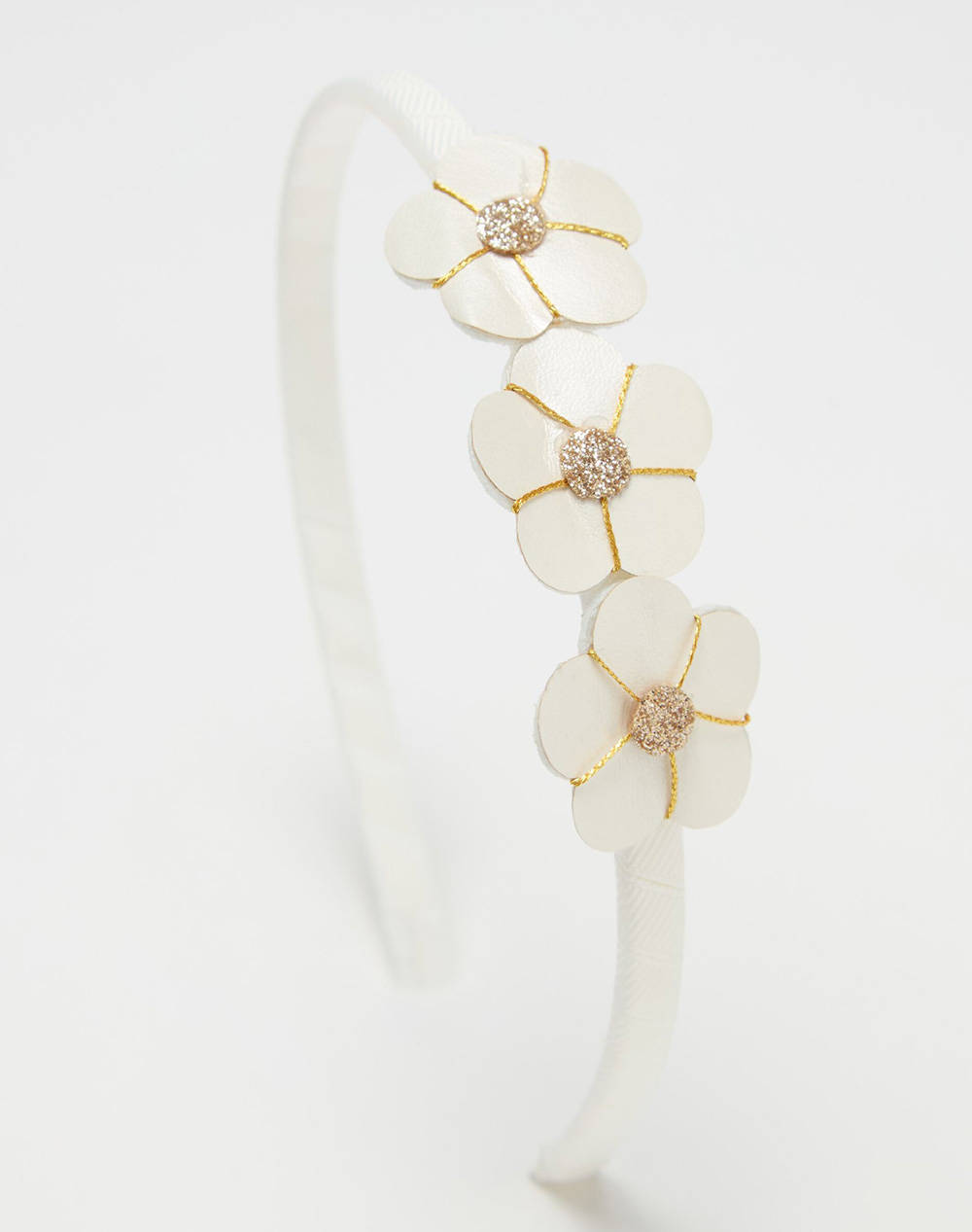 OVS OVS HEADBAND FLOWERS 2364325-BRIGHT WHITE White