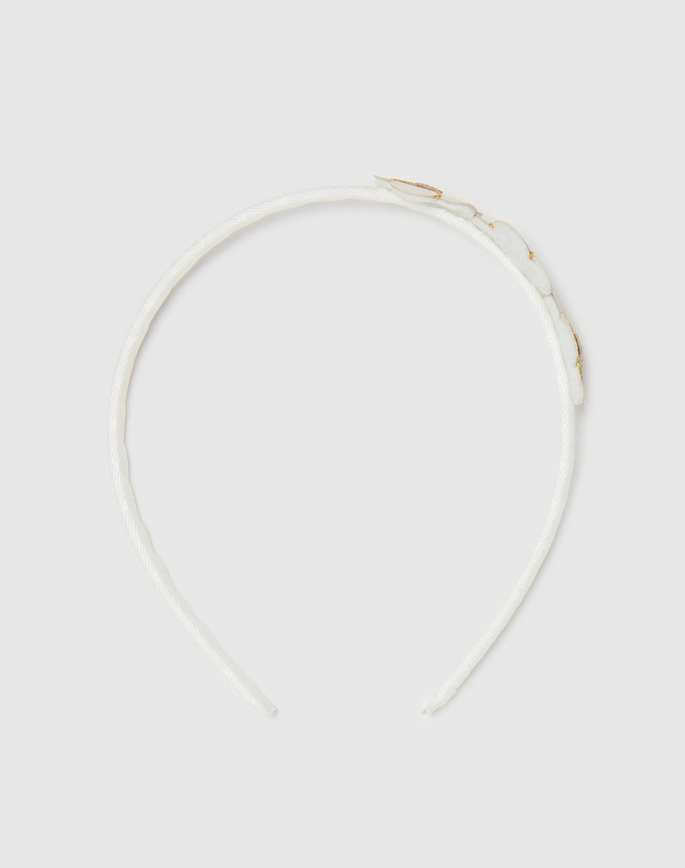 OVS HEADBAND FLOWERS 2364325-BRIGHT WHITE White φωτογραφία