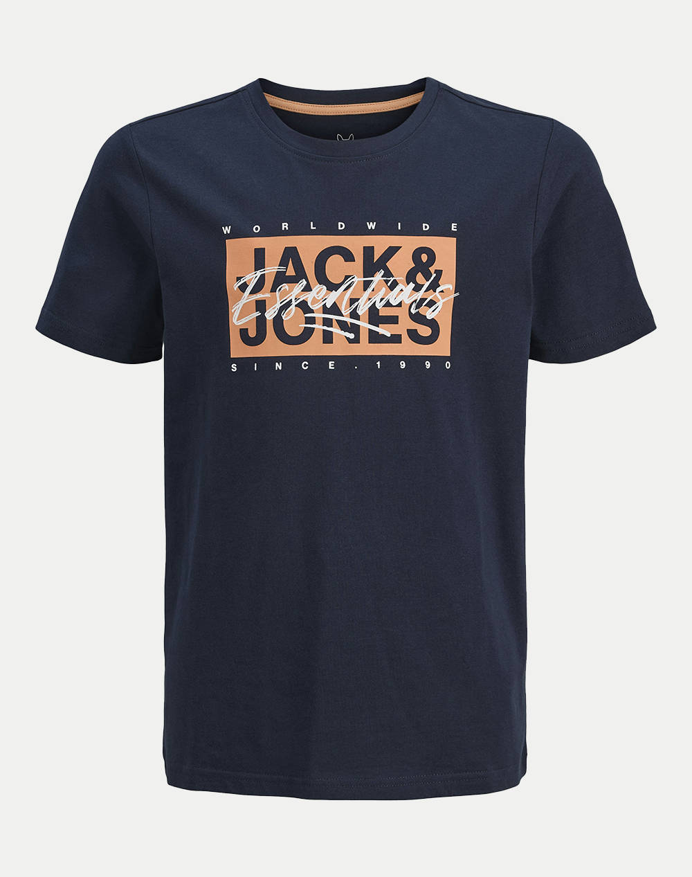 JACK&JONES JJCOLTON TEE SS CREW NECK JNR 12269876-Sky Captain DarkBlue