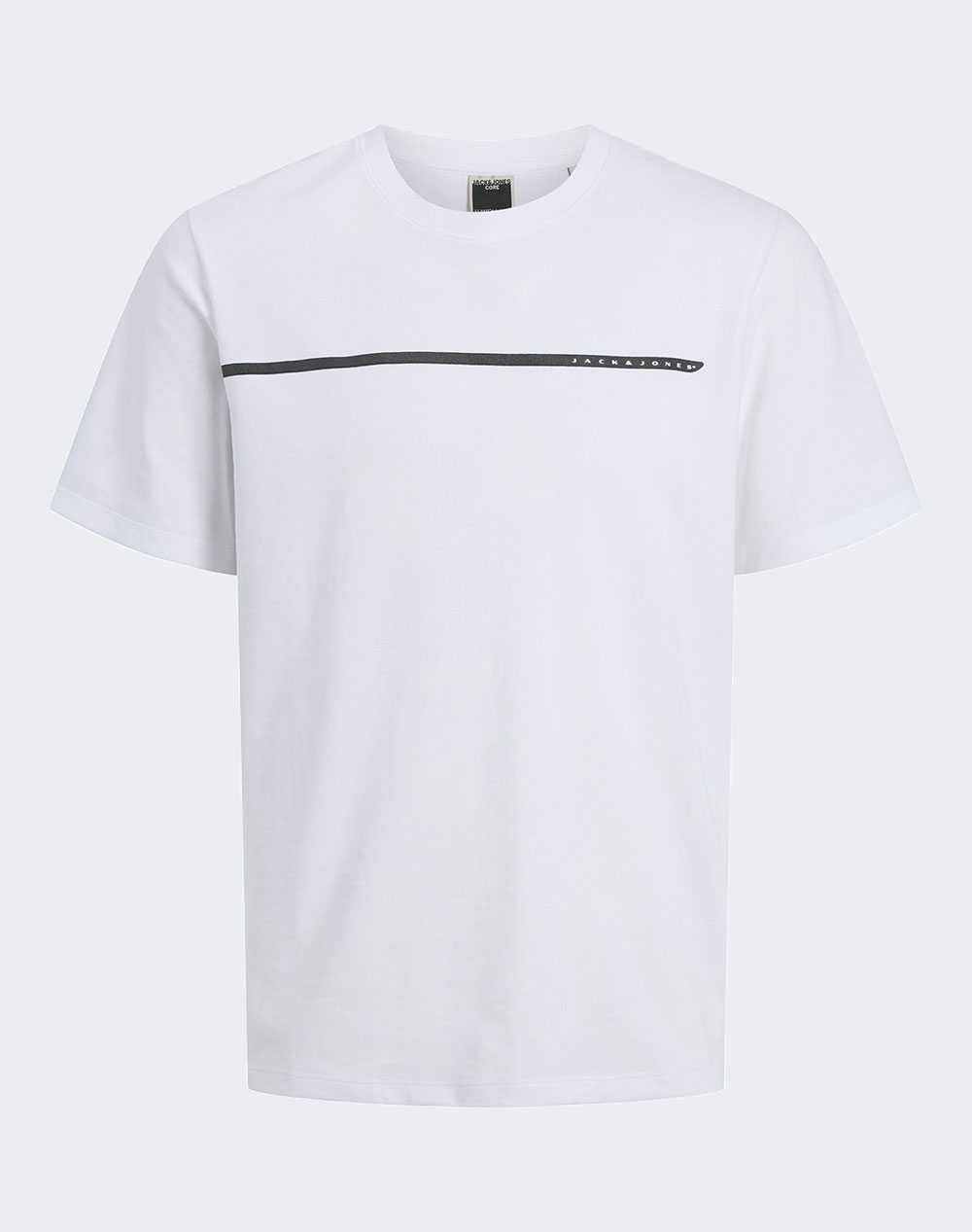 JACK&JONES JACK&JONES JCOFUSION FULL BRANDING TEE SS CRE JNR 12274610-BRIGHT WHITE White