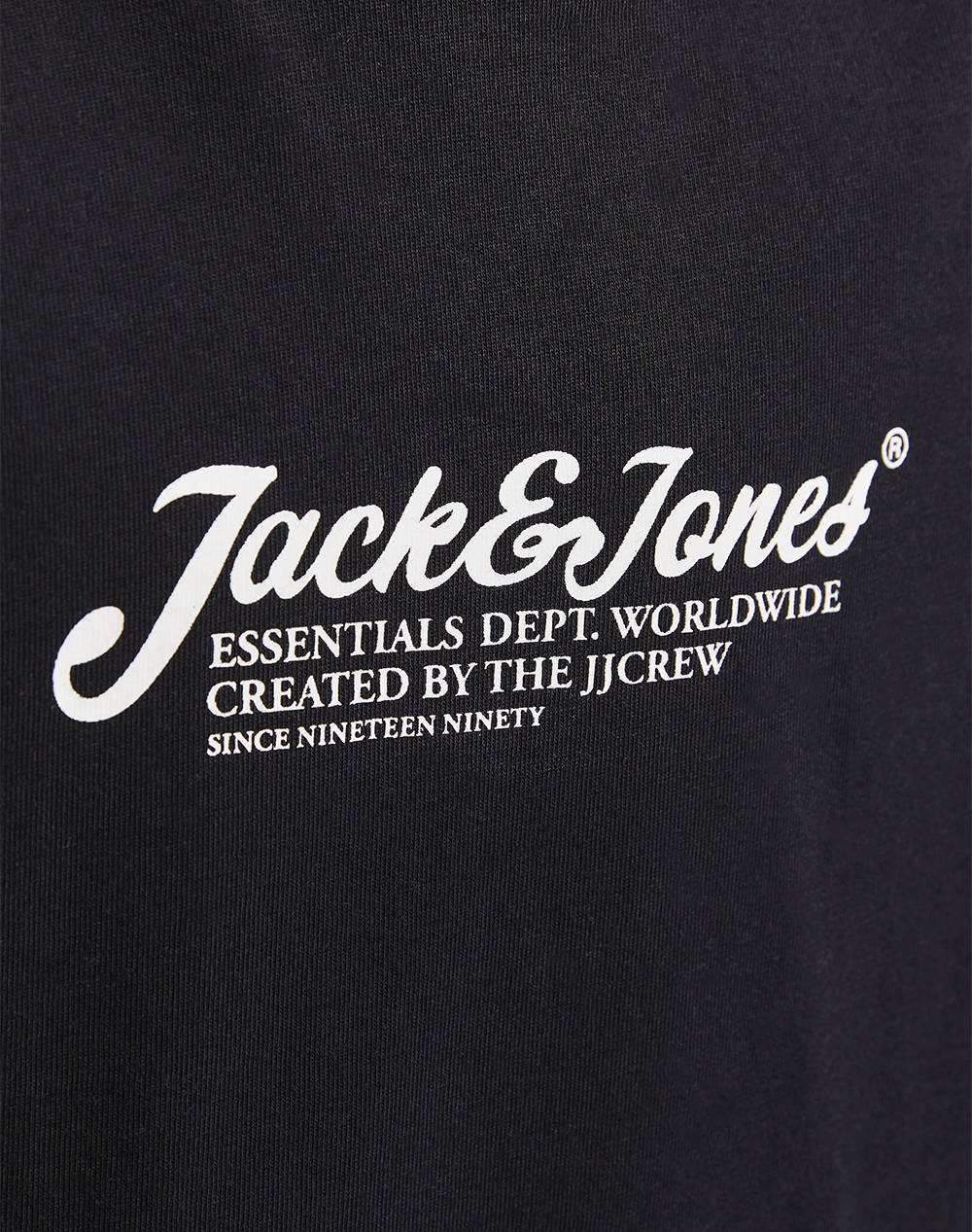 JACK&JONES JJBEAU TEE SS CREW NECK JNR 12270609-BLACK Black φωτογραφία