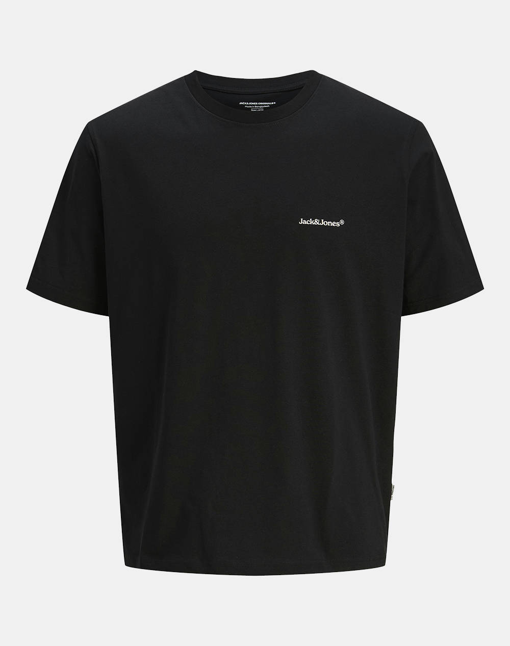 JACK&JONES JORSPLIT BACK TEE SS CREW NECK JNR 12274920-BLACK Black
