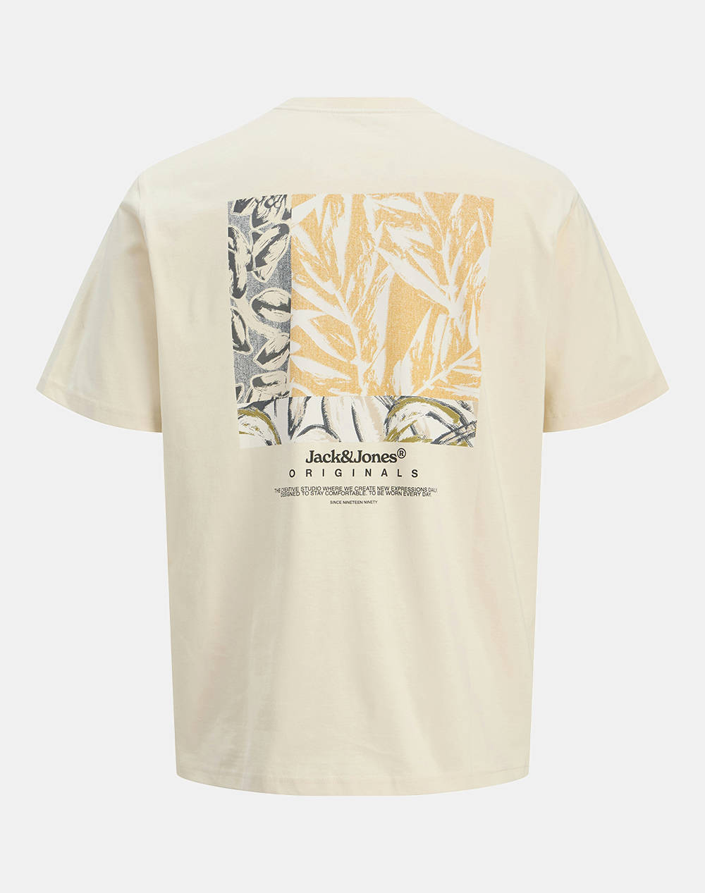 JACK&JONES JORSPLIT BACK TEE SS CREW NECK JNR 12274920-Antique White Ecru φωτογραφία